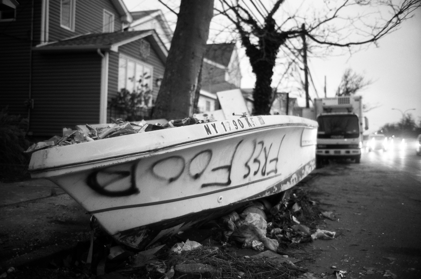 free food rockaway beach NYC sandy 2012 