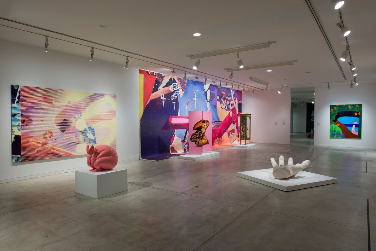 Installation view including Parra, Toilet Paper, Friedrich Kunath