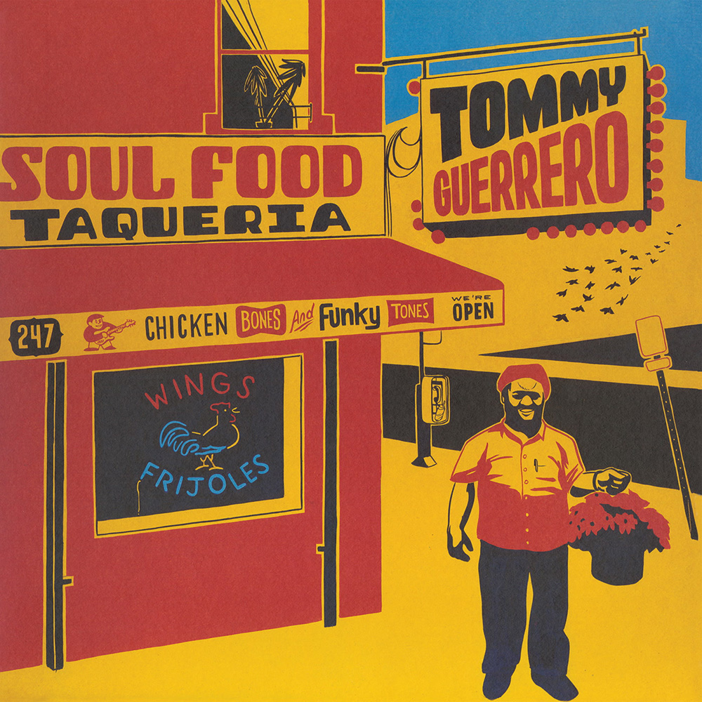 "Soul Food Tacqueria" ft. cover art by Steve "ESPO" Powers
