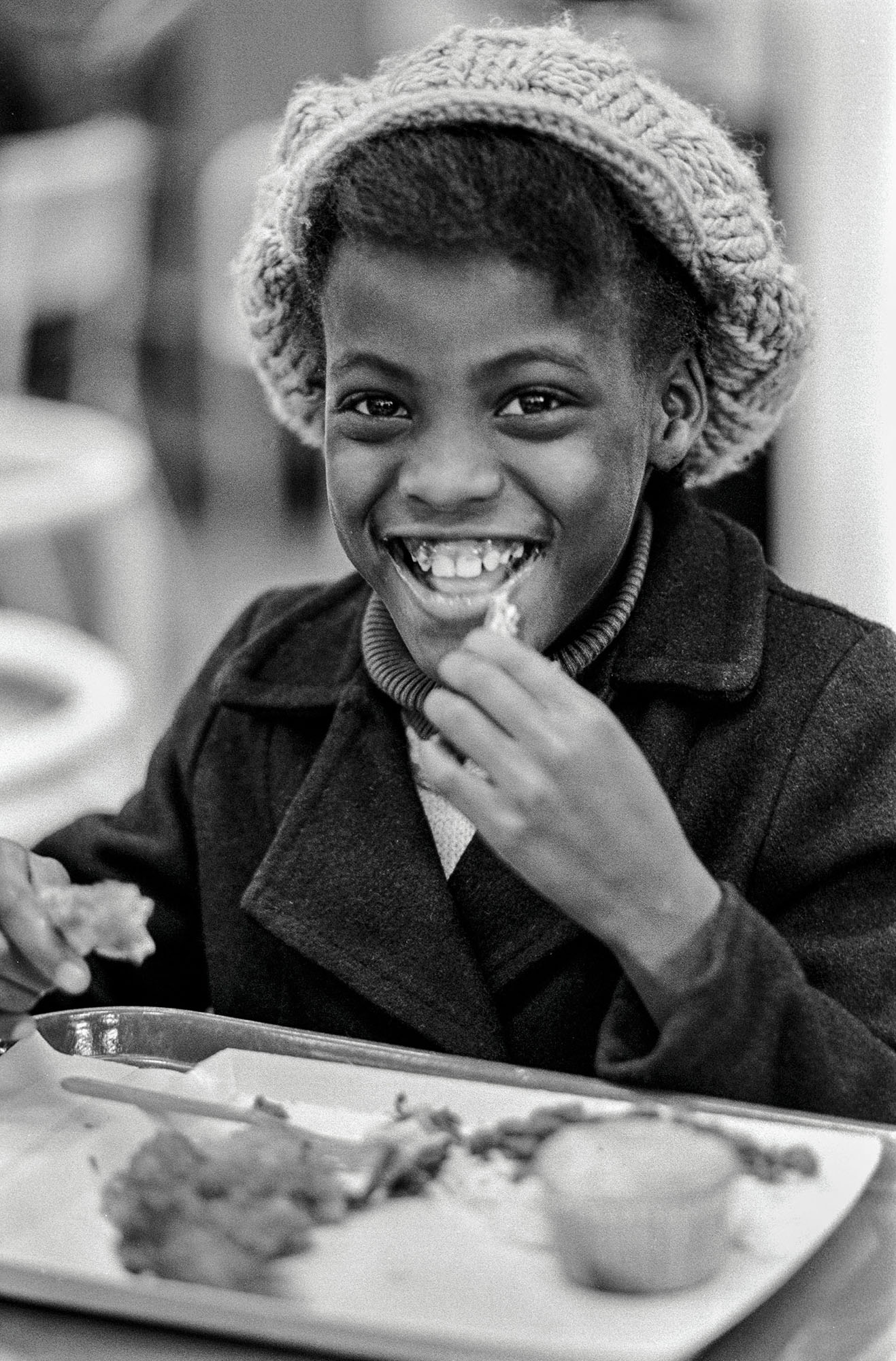 1972 - St. Augustine Church, Oakland, California: Breakfast for Children Program run by the Black Panther Party. The breakfast program gave nourishment and love to children before school.