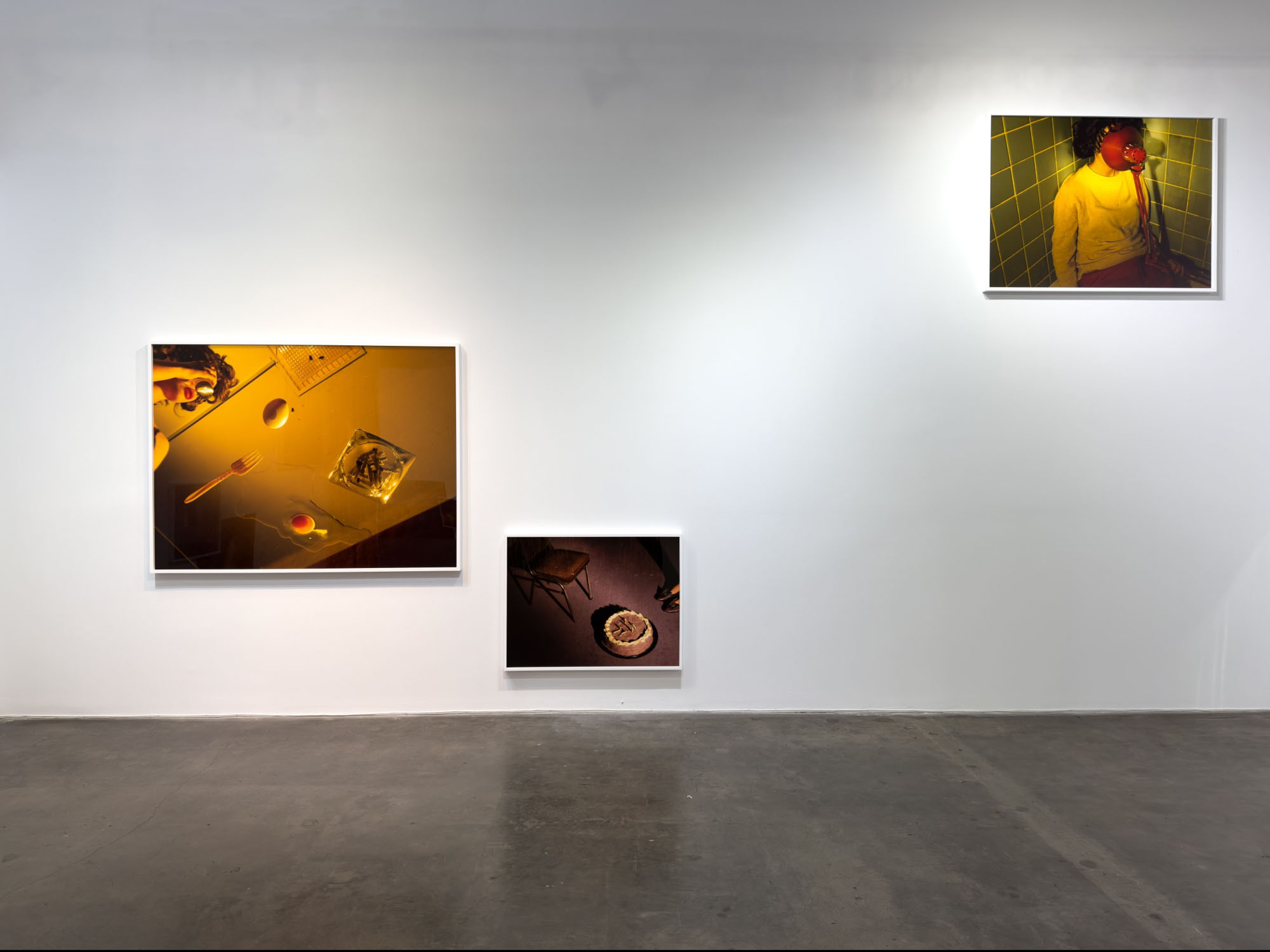 Installation view of "Break in Case of Emergency" at Rose Gallery