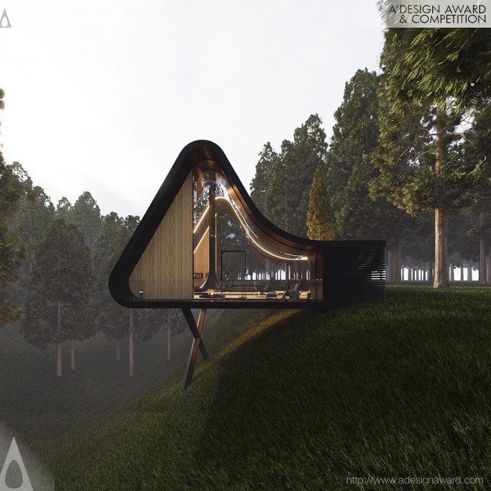 Mountain Cabin Architectural Design by Lino Liao