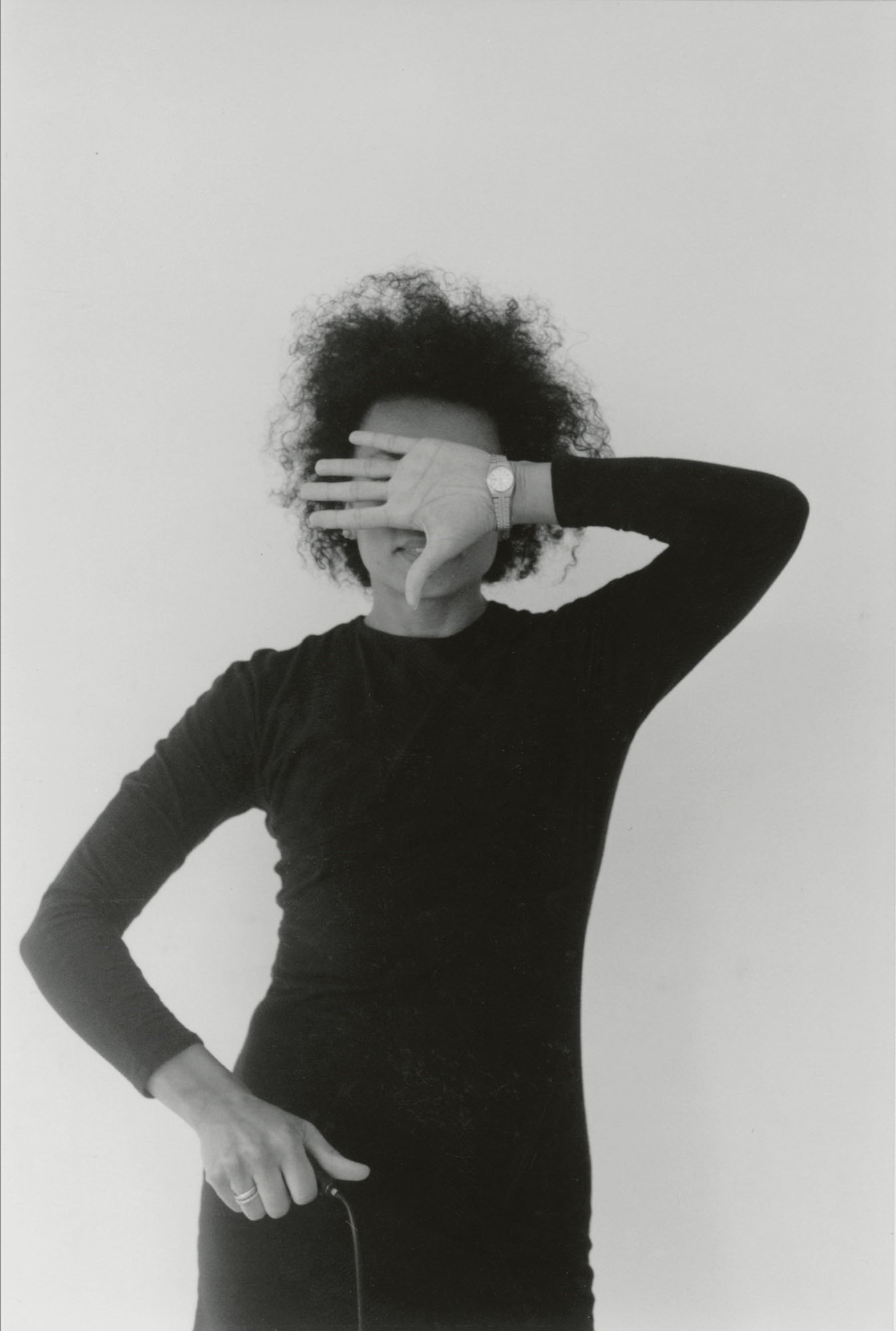 Maria Pedro, Self Portrait (1) - Photofusion Workshop, 1990- 99, from Shining Lights by Joy Gregory (ed.) (MACK, 2024)