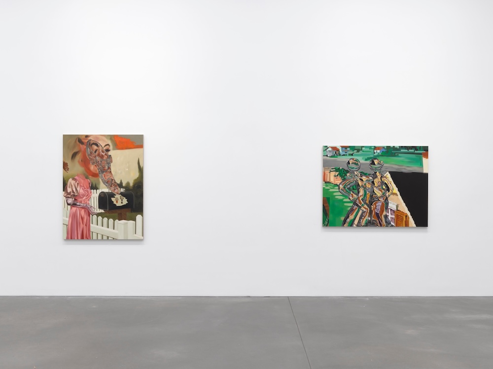 Installation view of Lola Gil, Filling Up Rooms, Nino Mier Gallery, Soho, October 24 – December 18, 2024