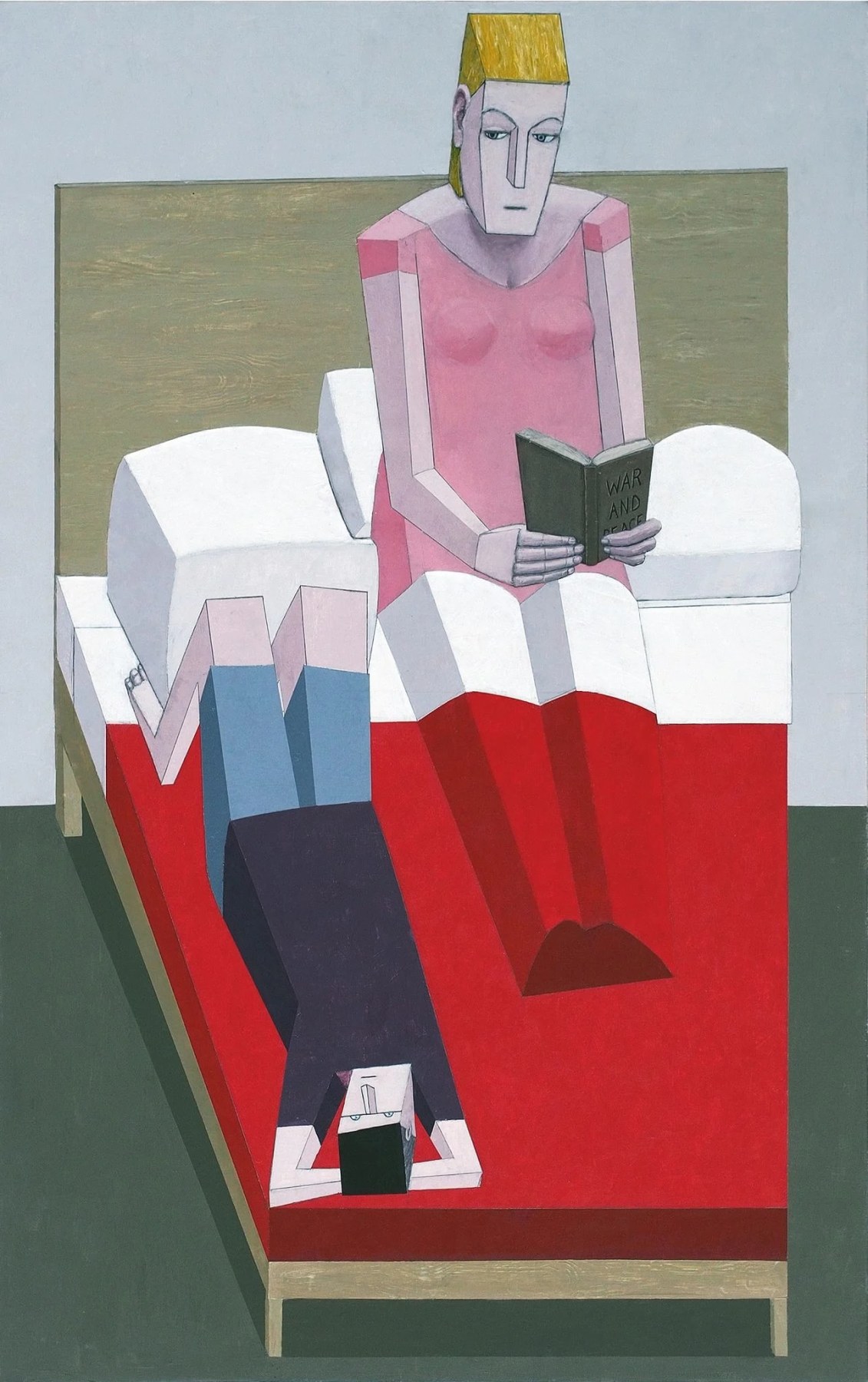 MERNET LARSEN  Reading in Bed, 2015