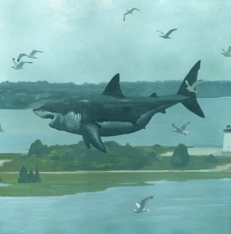 Artist: Chris Austin Title: Fear of the Unknown is the Greatest Fear of All Medium: gouache on birch panel