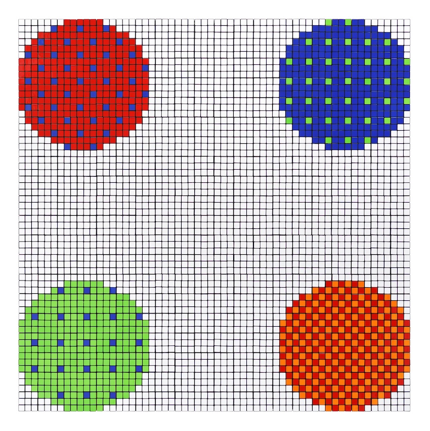 Photograph courtesy of Invader // Artworks © Shepard Fairey, Damien Hirst, Invader