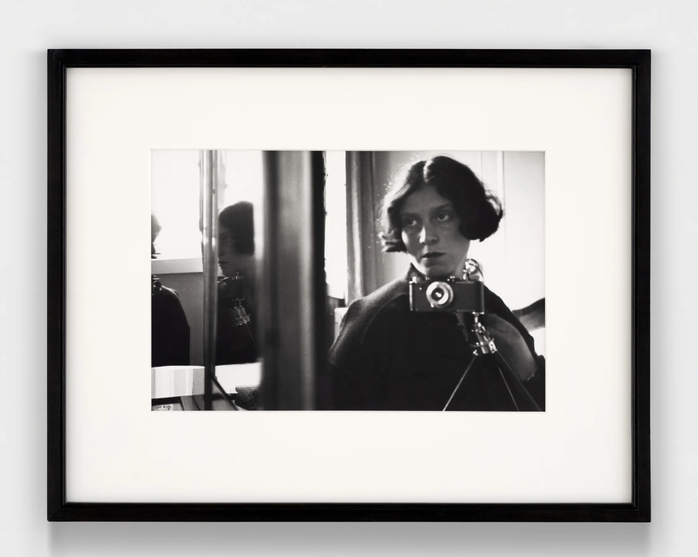 Ilse Bing, Self Portrait in mirror, 1931, printed in 1989, courtesy the gallery