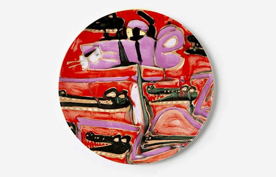Katherine Bernhardt Serves Up a Limited Edition Plate With the Coalition for the Homeless