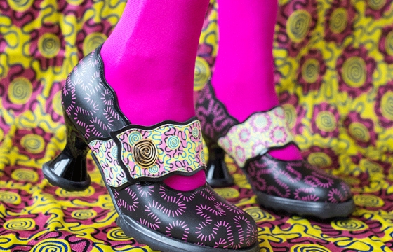 Zandra Rhodes and Fluevog Team for New Summer Capsule Collection