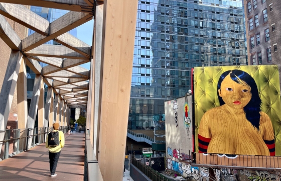 Sasha Gordon Premieres Billboards on The High Line, NYC