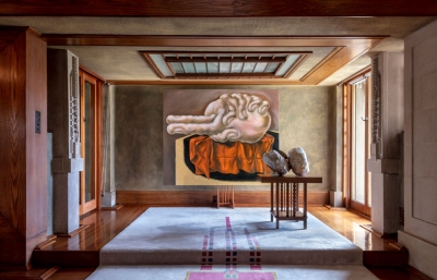 Louise Bonnet and Adam Silverman Have "Entanglements" at Frank Lloyd Wright's Hollyhock House image