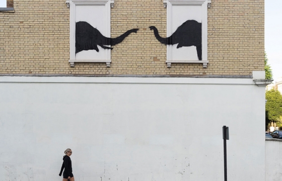 Looks Like Banksy Might Be Making a Series of Statements with New Elephant Piece