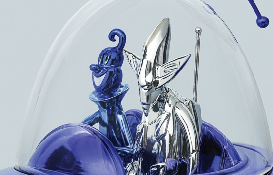 Kenny Scharf and FUTURA Team for Stainless Steel Sculpture Edition with AllRightsReserved