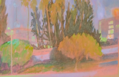 Nightfalls: Brian Lotti's Paintings are a "Liquid Ambien Haze" image