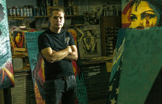 Shepard Fairey's "Punk and Progress"