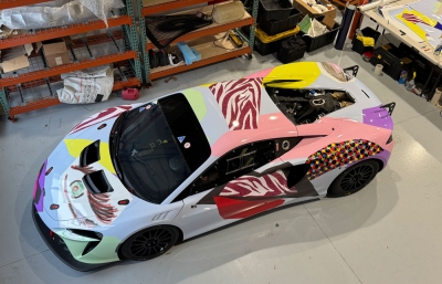 Mickalene Thomas Creates Design for DART Car's Custom McLaren Racecar image