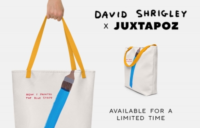 David Shrigley x Juxtapoz Tote Bag Exclusive Through the Summer